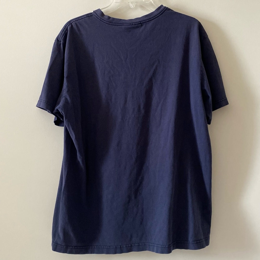 Nautica Men’s Navy Blue Front Pocket Cotton Tees - L - Pre-owned - Picture 2 of 9